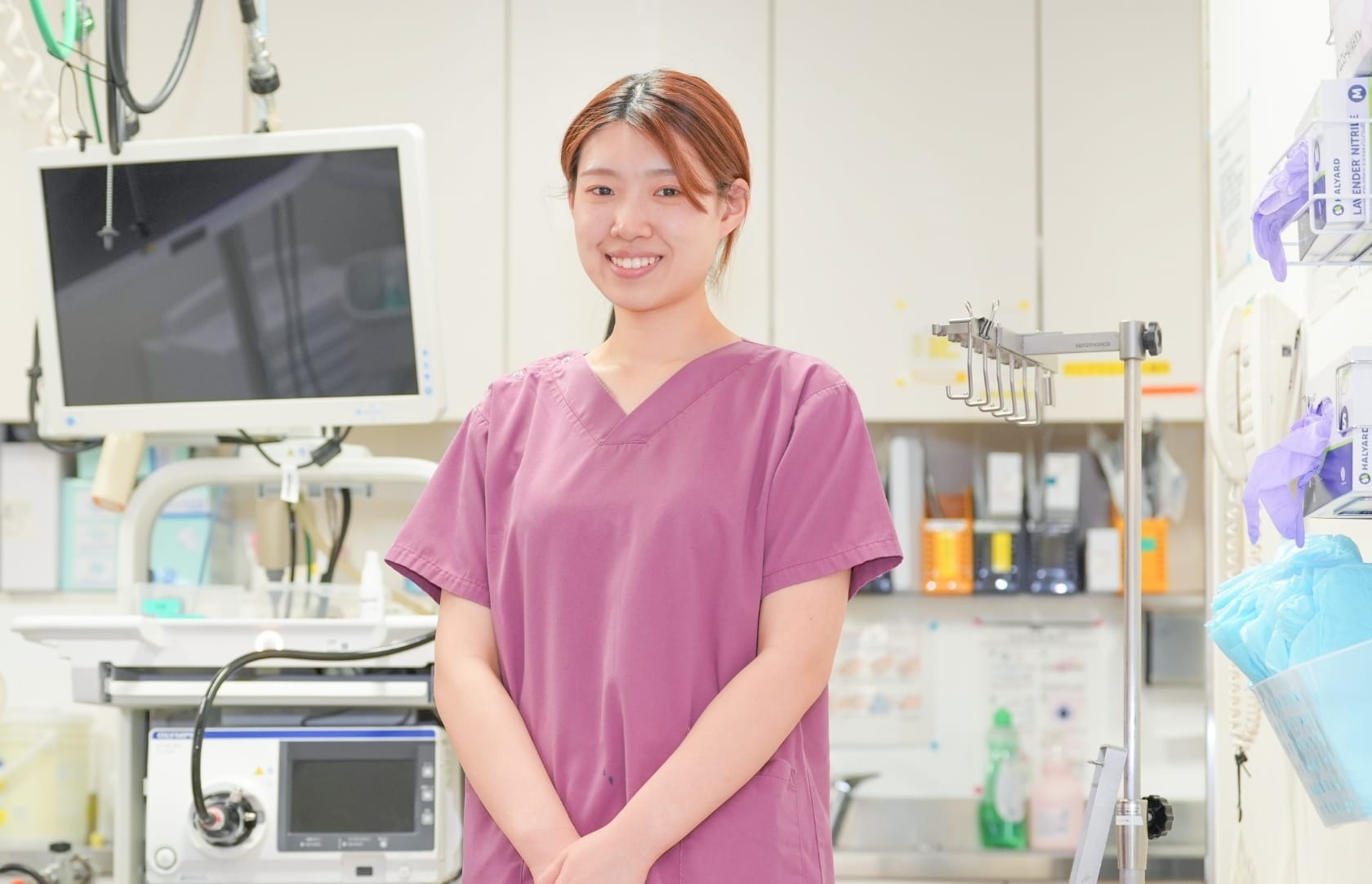 患者さんの不安に寄り添えるように頑張っています