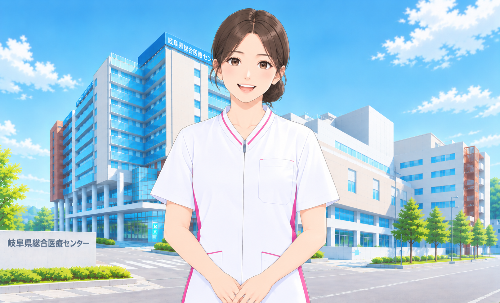 赤ちゃんとご両親が笑顔のために頑張っています
